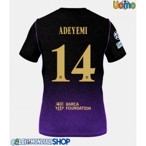 Maglie da calcio Barcelona Karim Adeyemi #14 Seconda Maglia 2026-27 Manica Corta